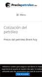 Mobile Screenshot of preciopetroleo.info